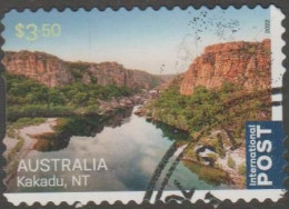 AUSTRALIA - DIE-CUT-USED 2022 $3.50 Aerial Views, International - Kakadu, NT - Used Stamps