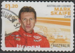 AUSTRALIA - DIE-CUT-USED 2023 $1.20 Legends Of Motor Sport - Mark Skaife OAM - Gebruikt