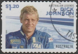 AUSTRALIA - DIE-CUT-USED 2023 $1.20 Legends Of Motor Sport - Dick Johnson AM - Gebraucht