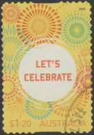 AUSTRALIA - DIE-CUT-USED 2023 $1.20 Special Occasions - Let's Celebrate - Usati