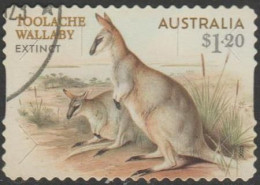 AUSTRALIA - DIE-CUT-USED 2023 $1.20 Extinct Animals - Toolache Wallaby - Gebraucht