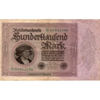ALLEMAGNE - PICK 83 B - 100 000 MARK - 1.02.1923 - TB - Other & Unclassified