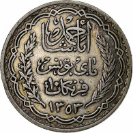 Tunisie, Ahmad Pasha Bey, 10 Francs, 1934, Paris, Argent, TTB, KM:262 - Tunisie