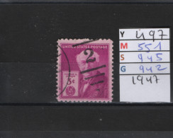 PRIX FIXE Obl 497 YT 551 MC 945 SCO 942 GIB Thomas Edison 1947 Etats Unis 58A/04 - Used Stamps