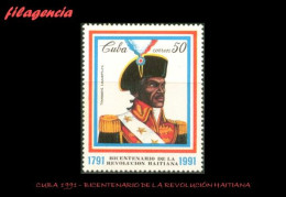 CUBA MINT. 1991-20 BICENTENARIO DE LA REVOLUCIÓN HAITIANA - Unused Stamps