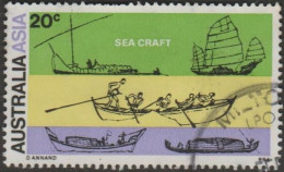 AUSTRALIA - USED - 1971 20c Australia/Asia - Sea Craft - Usati