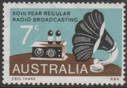 AUSTRALIA - USED - 1973 7c 50th Anniversary Of Radio Broadcasting - Gebraucht