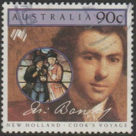 AUSTRALIA - USED - 1986 90c New Holland Cook's Voyage - Sir. Joseph Banks - Botanist - Gebraucht