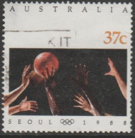 AUSTRALIA - USED - 1988 37c Seoul Olympic Games - Basketball - Oblitérés