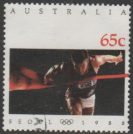 AUSTRALIA - USED - 1988 65c Seoul Olympic Games - Athlete - Gebraucht