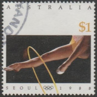 AUSTRALIA - USED - 1988 $1.00 Seoul Olympic Games - Gymnast - Usados