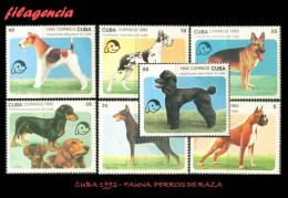 CUBA MINT. 1992-04 FAUNA. PERROS DE RAZA - Unused Stamps