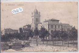 TUNISIE- BIZERTE- CATHEDRALE- CACHET DE FRANCHISE 14 EME BATAILLON TERRITORIAL DE ZOUAVES - Tunesië