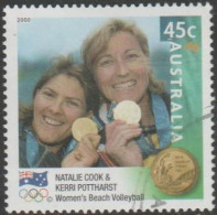 AUSTRALIA - USED - 2000 45c Olympic Games Gold Medal Winners - Women's Beach Volleyball - Gebruikt