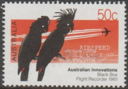 AUSTRALIA - USED - 2004 50c Australian Innovations - Black Box Flight Recorder - Cockatoos - Birds - Oblitérés