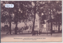 MARSEILLE- EXPOSITION COLONIALE DE 1922- VUE GENERALE DE L ESPLANADE - Exposiciones Coloniales 1906 - 1922