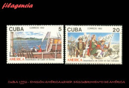 CUBA MINT. 1992-07 EMISIÓN AMÉRICA UPAEP. V CENTENARIO DEL DESCUBRIMIENTO DE AMÉRICA - Unused Stamps
