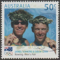 AUSTRALIA - USED - 2004 50c Olympic Games Gold Medal Winners - Men's Rowing Pairs - Oblitérés