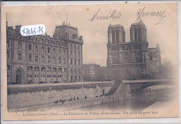 PARIS- LA SEINE A PARIS- LA PREFECTURE DE POLICE- NOTRE-DAME- VUE PRISE DU PETIT-BRAS - La Seine Et Ses Bords