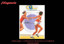 CUBA MINT. 1992-18 V COPA MUNDIAL DE ATLETISMO EN LA HABANA. HOJA BLOQUE - Unused Stamps