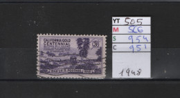 PRIX FIXE Obl 505 YT 566 MIC 954 SCO 957 GIB L'or En Californie 1948  Etats Unis 58A/04 - Used Stamps