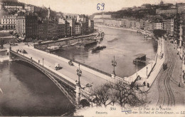 FRANCE - Lyon - Vue Générale - Le Pont De La Feuillée - Quartier St Paul Et Croix Rousse - L L - Carte Postale Ancienne - Sonstige & Ohne Zuordnung