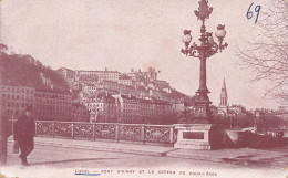 FRANCE - Lyon - Vue Générale Du Pont D'Ainay Et Le Coteau De Fourvières - Carte Postale Ancienne - Andere & Zonder Classificatie