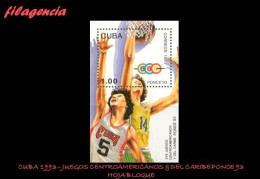 CUBA MINT. 1993-13 JUEGOS CENTROAMERICANOS & DEL CARIBE PONCE 93. HOJA BLOQUE - Unused Stamps