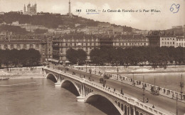 FRANCE - Lyon - Vue Panoramique - Le Coteau De Fouvière Et Le Pont Wilson - Carte Postale Ancienne - Andere & Zonder Classificatie