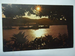 PAMAMA   POSTCARDS  1976  MIRAFIORES LAKE AND SHIPS - Panama