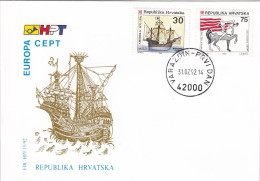 CROATIA FDC 209-210 - 1992