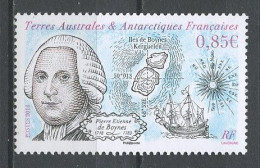 TAAF 2018 N° 848 ** Neuf MNH Superbe Pierre De Boynes Magistrat Carte Bateaux Voiliers Sailboat Secrétaire Marine - Unused Stamps