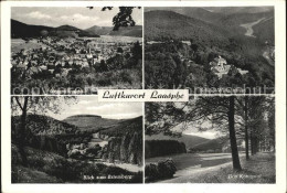 72464499 Laasphe Panorama Schloss Wittgenstein Briemberg Koenigstal Amtshausen - Bad Laasphe