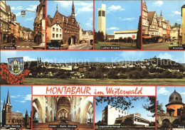 72461990 Montabaur Westerwald Luther Kirche Jugendherberge Burg Rathaus Montabau - Montabaur