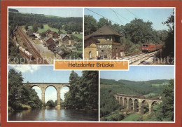 72460715 Hetzdorf Floeha Bahnhof Blocksteine Bruecke Hetzdorfer Bastei Floeha - Flöha