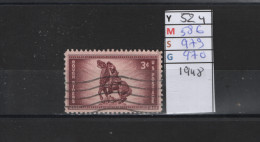 PRIX FIXE Obl  524 YT 586 MIC 973 SCO 970 GIB Rough Riders 1948 Etats Unis 58A/05 - Used Stamps