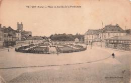 FRANCE - Troyes (Aube) - Vue Générale De La Place Et Jardin De La Préfecture - Carte Postale Ancienne - Troyes