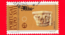 PORTOGALLO - Usato - 1983 - XVII EXPO - Fiera Europea Di Arte, Scienza E Cultura - Capitello Scolpito, XII Secolo - 30.0 - Used Stamps