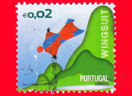 PORTOGALLO - Usato - 2015 - Sport Estremi - Volo Con La Tuta Alare - 0.02 - Used Stamps