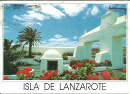 Lanzarote (Canarie, Spagna) Arquitectura Tipica, Colores Blanco Y Verde, Typical Architecture With White And Green - Lanzarote