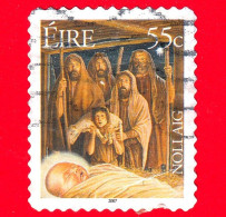 IRLANDA - Eire - Usato - 2007 - Natale - L'Adorazione Dei Pastori - 55 - Gebruikt