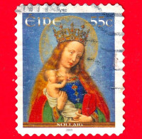 IRLANDA - Eire - Usato - 2009 - Natale - Vergine Col Bambino, Dipinto Di Simon Bening - 55 - Usados