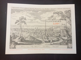 2021 Yvert BF 58 ** Bloc Art Gravure De Merian : Vue De Pressburg XVII° Siècle - Blocs-feuillets