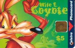 AUSTRALIA $5  DISNEY WILE COYOTE ANIMAL  CARTOON  CODE: 98/78P CHIP NOT FOR GENERAL SALE !! READ DESCRIPTION !! - Australie