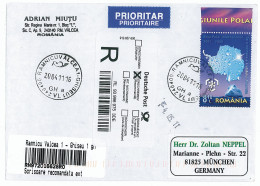 NCP 40 - 13-a Romania International POLAR Year - INTERNATIONAL Registered - 2011 - International Polar Year