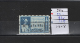 PRIX FIXE Obl  529 YT 591 MIC 978 SCO 975 GIB  Lincoln & Le Manifeste De Gettysburg 1948 Etats Unis 58A/05 - Used Stamps