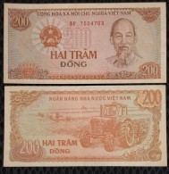 Vietnam Viet Nam 200 Dong UNC Banknote 1987 - Pick # 100c(2) - Vietnam