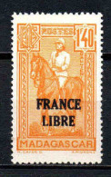 Madagascar  - 1942  -  Tb Antérieur Surch  " France Libre "  - N° 246   - Neufs ** - MNH - Nuevos