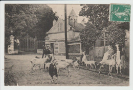 SAINT PRIX - VAL D'OISE - PLACE DE LA CROIX - CHEVRIERE ET SES CHEVRES - Saint-Prix