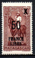 Madagascar  - 1942  -  Tb Antérieur Surch  " France Libre "  - N° 258   - Neufs ** - MNH - Neufs